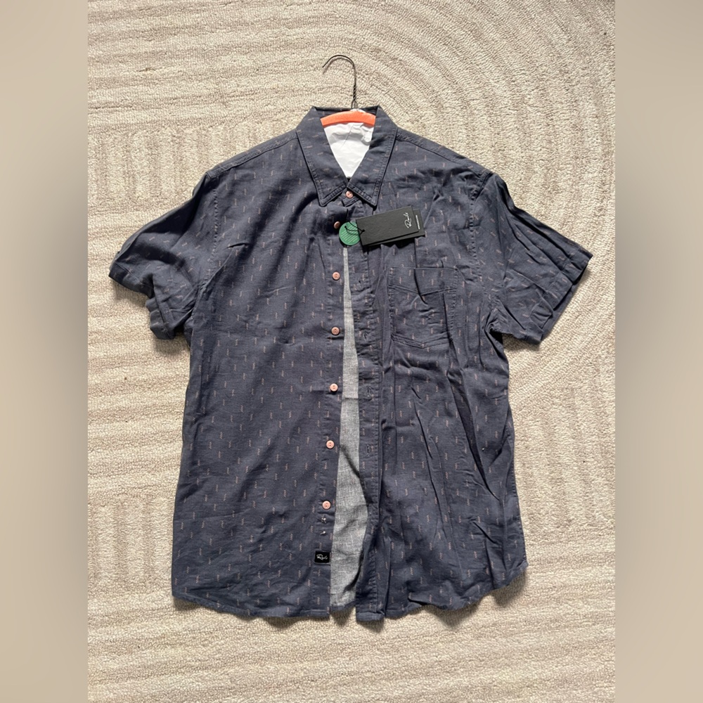 Rails Blue Casual Button Down Shirt